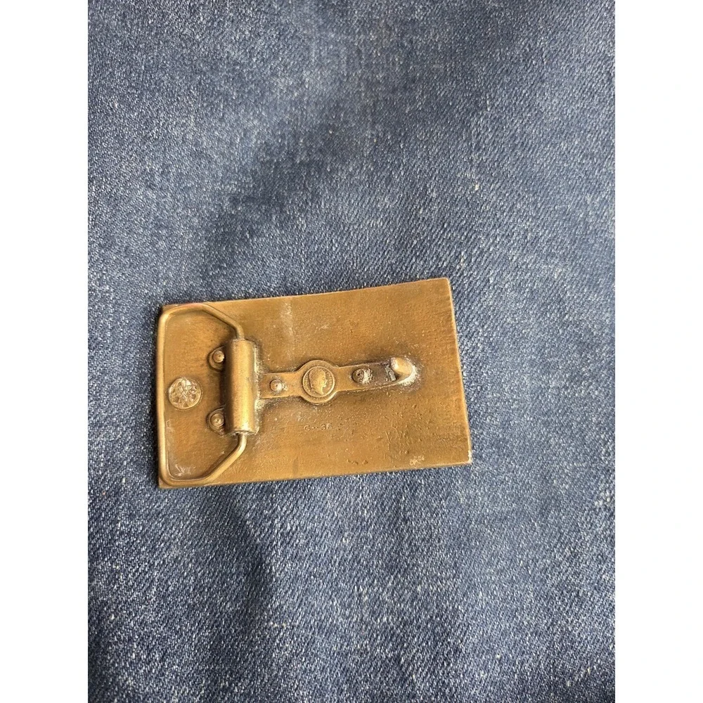Canon City Colorado State Penitentiary Solid Brass Belt Buckle